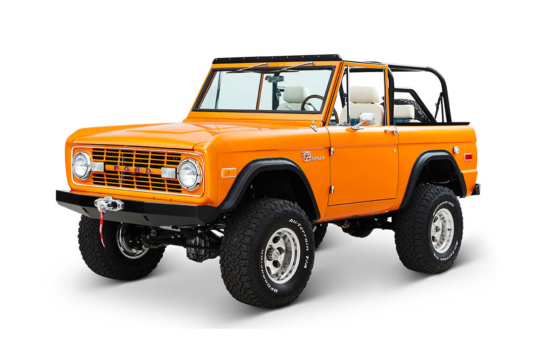 1969 CFB Ford Bronco with Blue Plaid interior