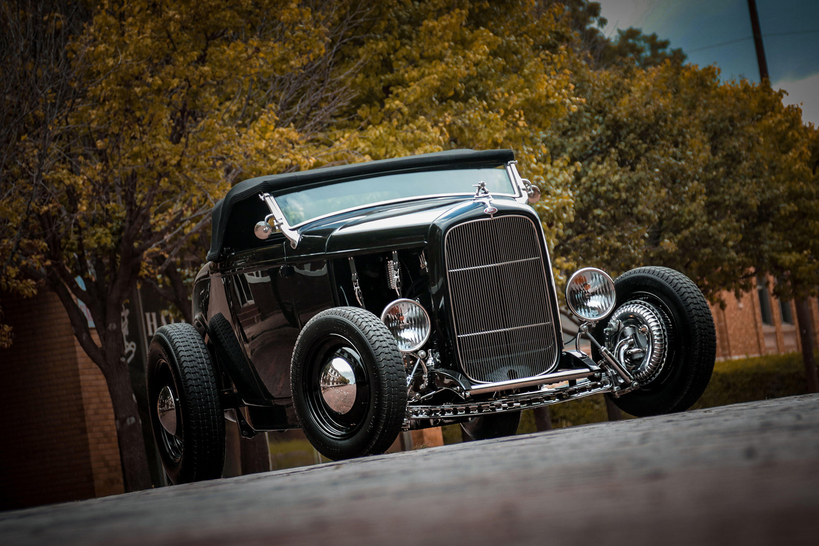 1932 Ford Roadster Leather Interior Gas Monkey Garage Relicate Distressed Leather