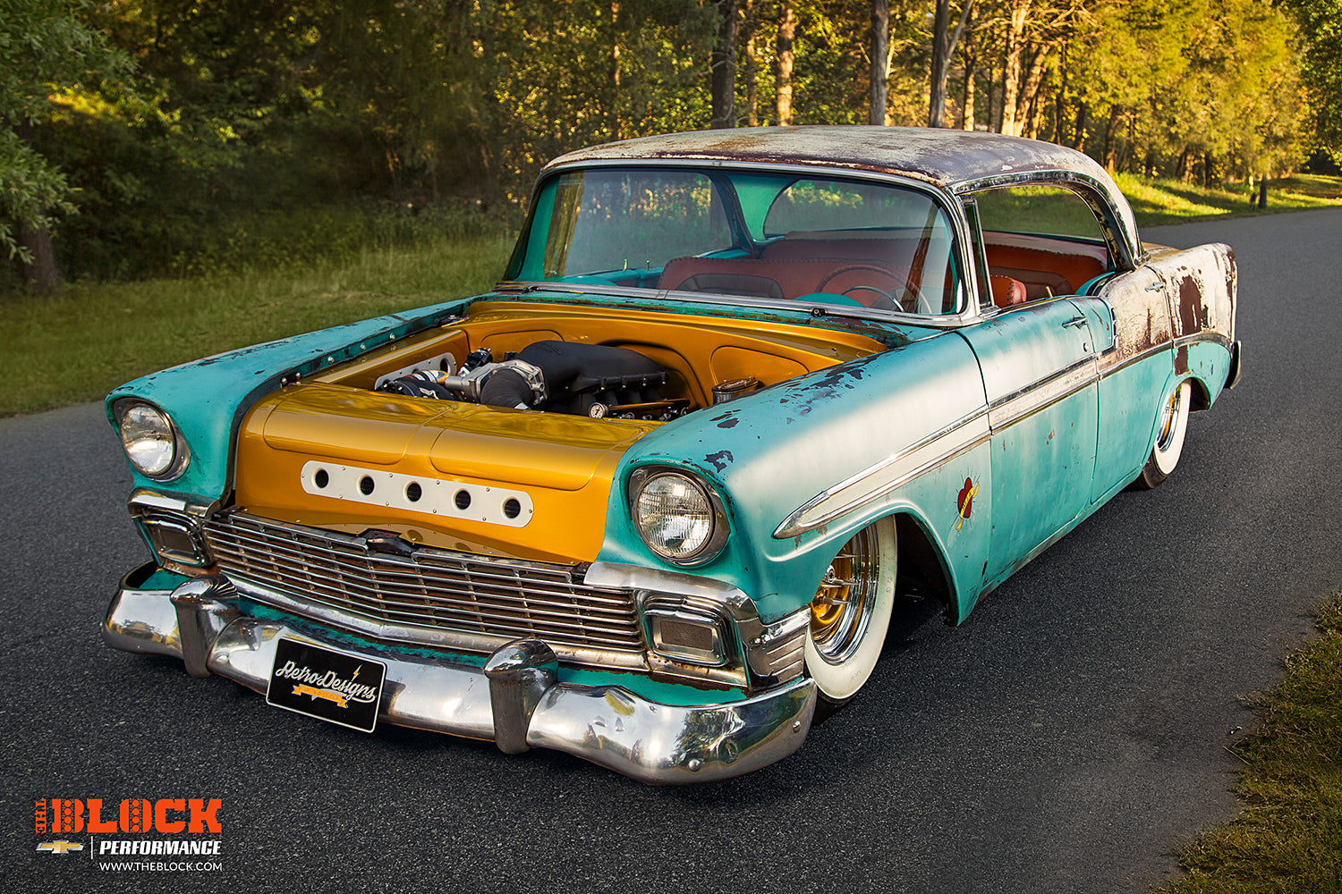 1956 Chevrolet Bel Air "Bela" Relicate Custom Leather Interior