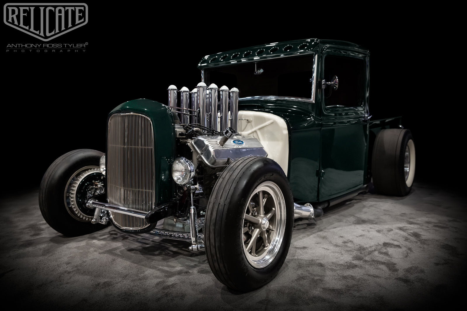 1932 Ford Pickup Truck Custom Relicate Leather Interior