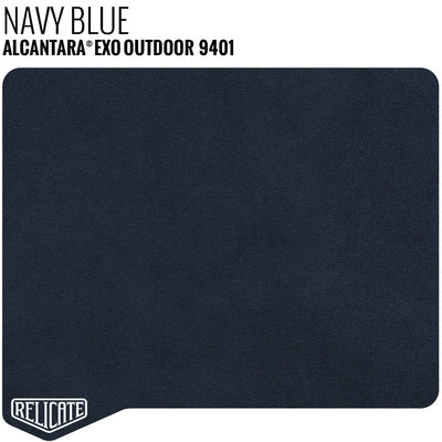 Alcantara EXO Outdoor Product / EXO 9401 Navy Blue - Relicate Leather Automotive Interior Upholstery