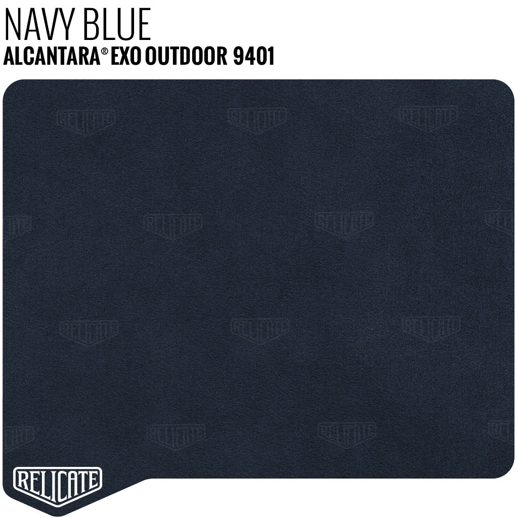 Alcantara EXO Outdoor - 9401 Navy Blue YARDAGE - Relicate Leather Automotive Interior Upholstery