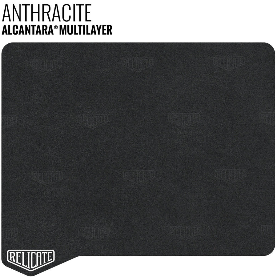 Alcantara Multilayer Product / Black Multilayer 9040 - Relicate Leather Automotive Interior Upholstery