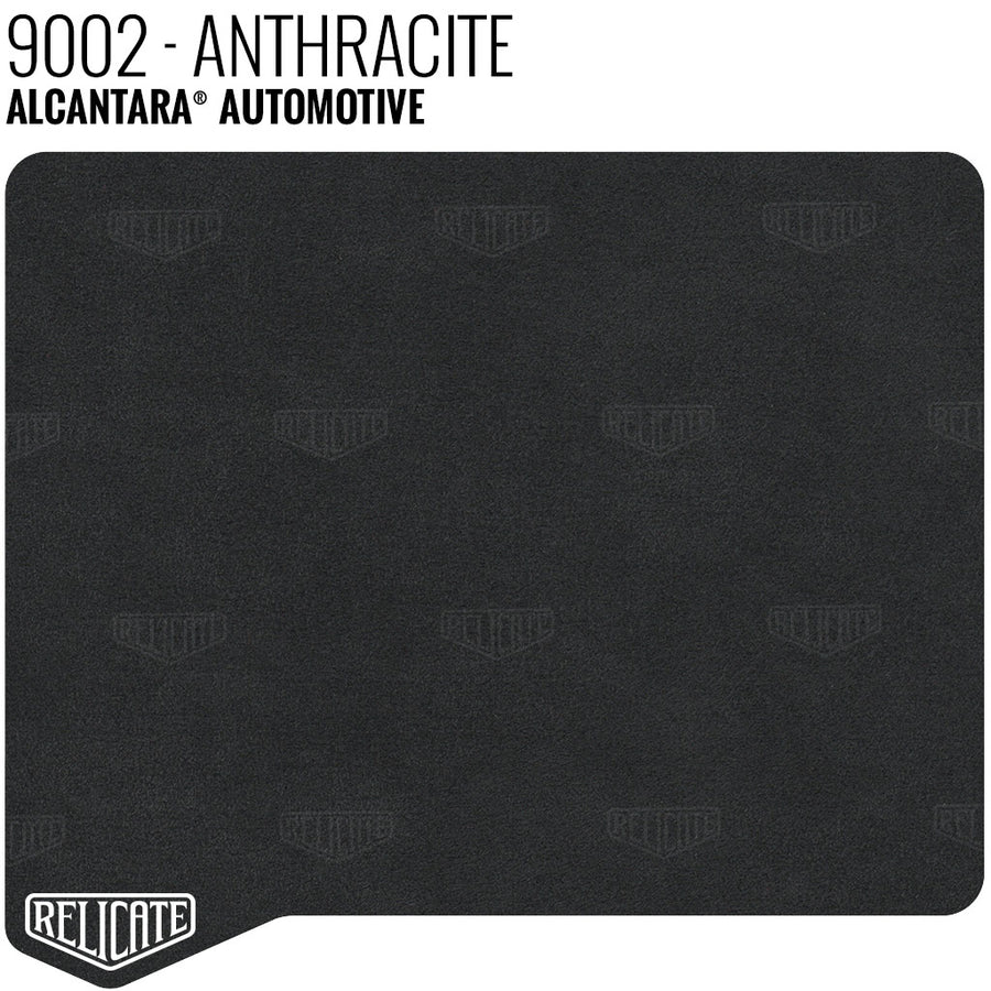 Alcantara Auto Panel - 9002 Anthracite YARDAGE - Relicate Leather Automotive Interior Upholstery