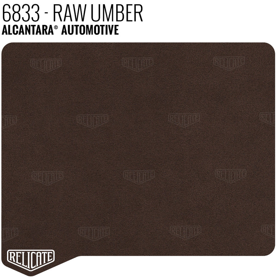 Alcantara Auto Panel - 6833 Raw Umber YARDAGE - Relicate Leather Automotive Interior Upholstery