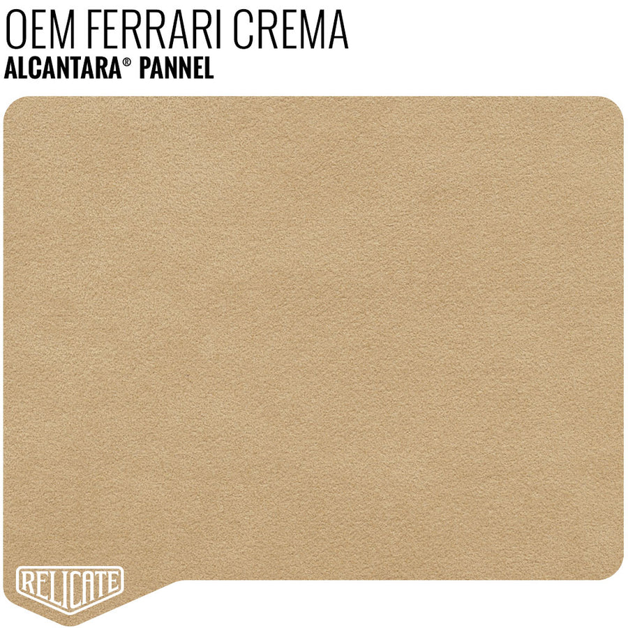 Alcantara Pannel - Ferrari Crema YARDAGE - Relicate Leather Automotive Interior Upholstery