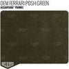 Alcantara Pannel - Ferrari Posh Green (Verde) YARDAGE - Relicate Leather Automotive Interior Upholstery