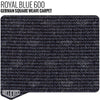 German Square Weave Carpet - Royal Blue 600 Yardage - Relicate Leather Automotive Interior Upholstery