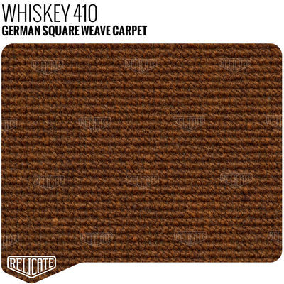 German Square Weave Carpet - Whiskey 410 Yardage - Relicate Leather Automotive Interior Upholstery