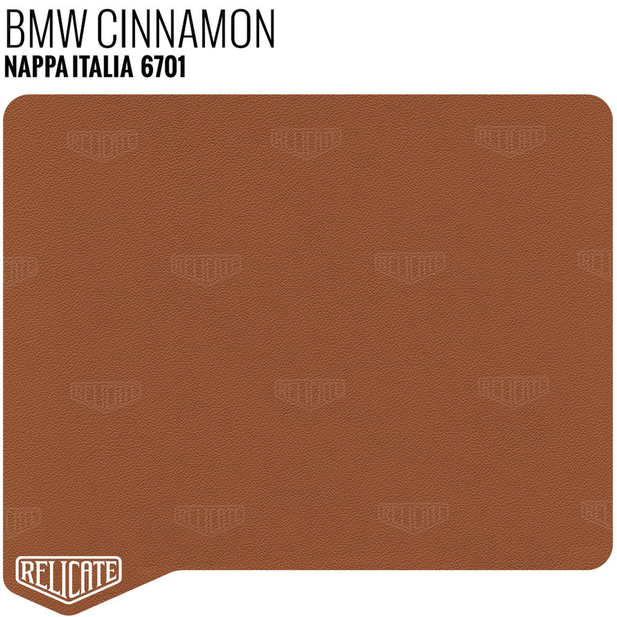BMW® Cinnamon Leather Sample - Relicate Leather Automotive Interior Upholstery