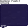 Rolls Royce Dyson Blue Leather Sample - Relicate Leather Automotive Interior Upholstery