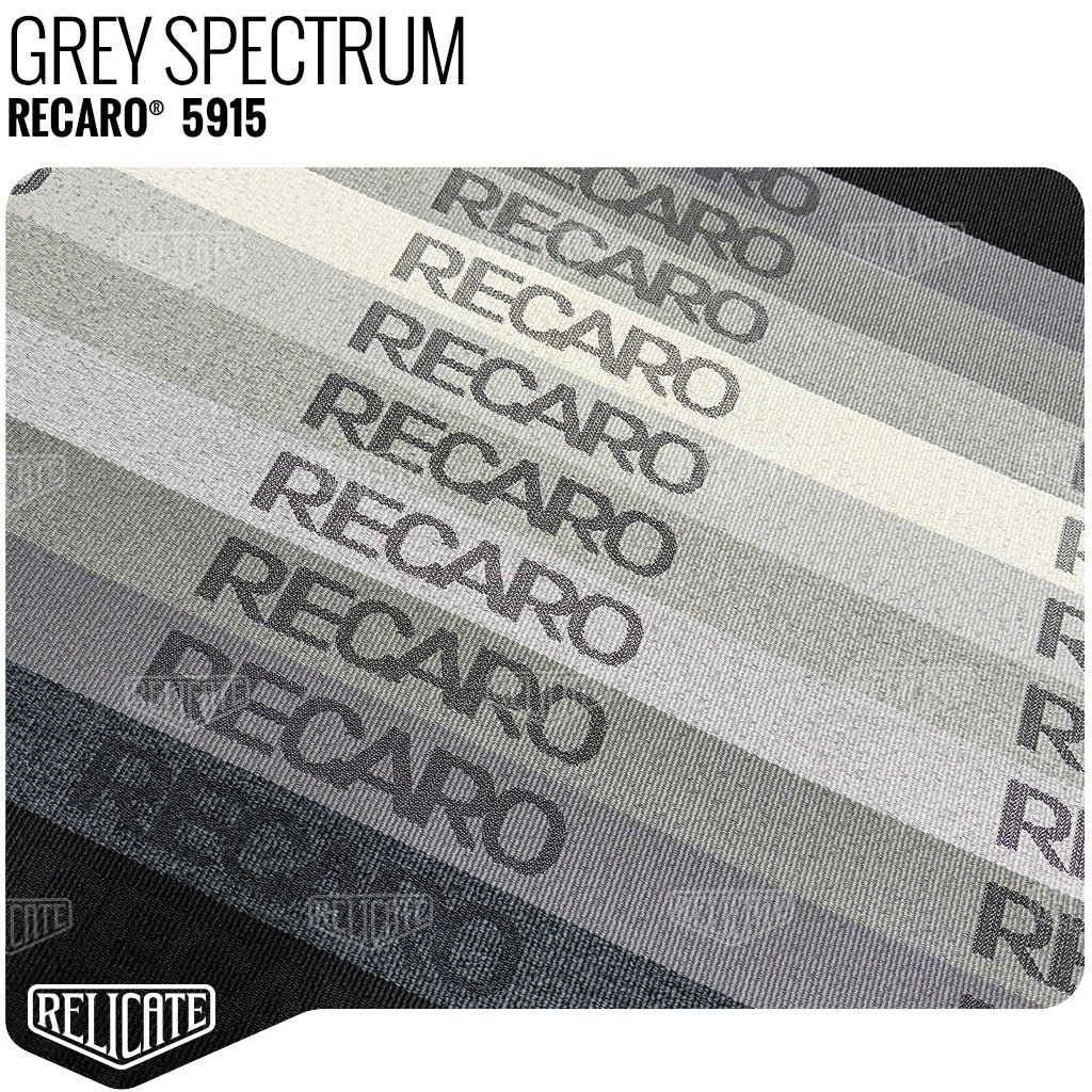 Recaro Spectrum Seat Fabric - Grey Product - Relicate Leather Automotive Interior Upholstery