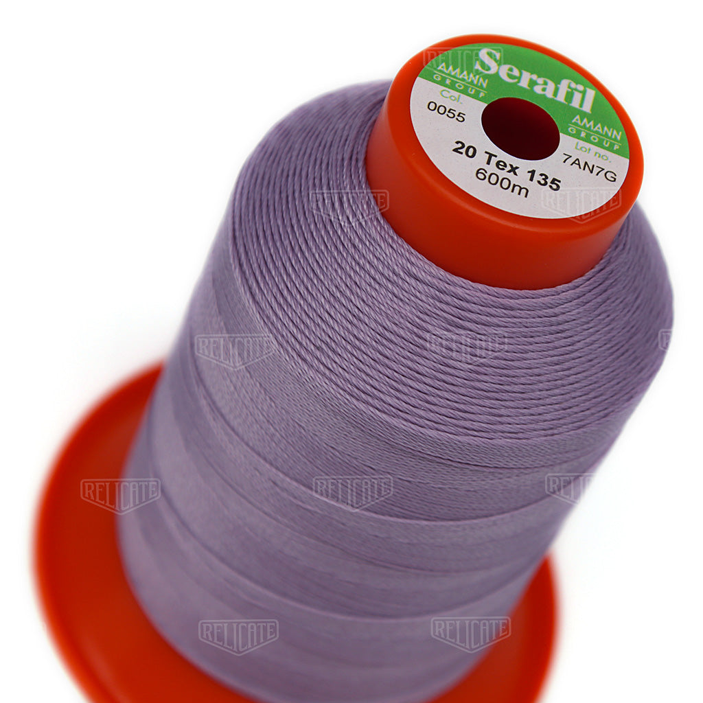 Blues/Purples Serafil Thread 20 (TEX 135) 0055 - Relicate Leather Automotive Interior Upholstery