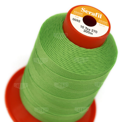 Yellows/Greens Serafil Thread 10 (TEX 270) 0092 - Relicate Leather Automotive Interior Upholstery