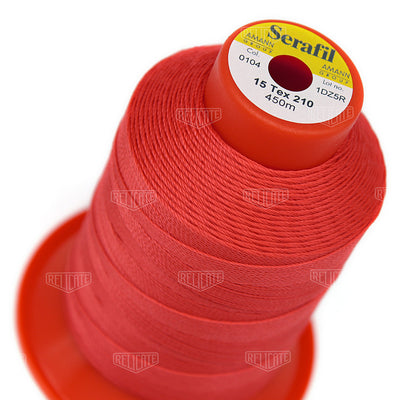 Pinks/Reds/Oranges Serafil Thread 15 (TEX 210) 0104 - Relicate Leather Automotive Interior Upholstery