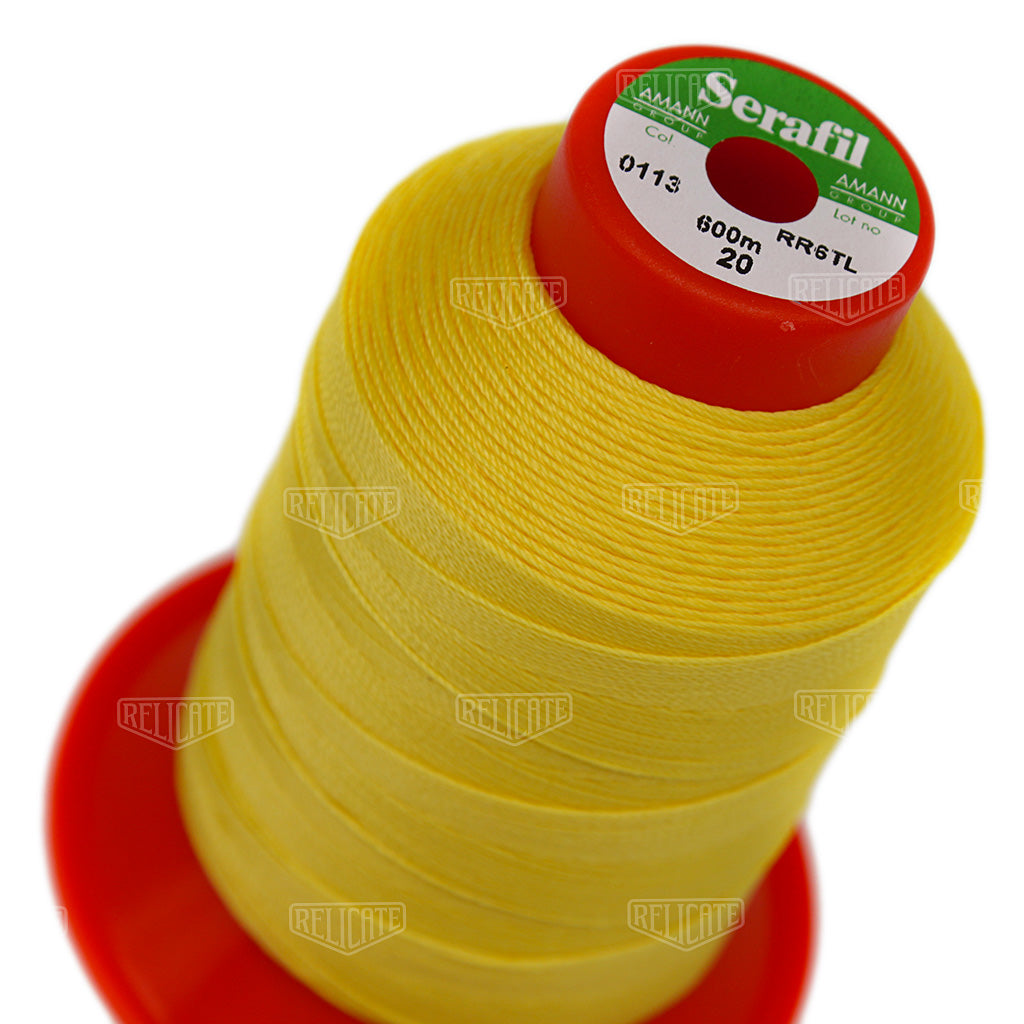 Yellows/Greens Serafil Thread 20 (TEX 135) 0113 - Relicate Leather Automotive Interior Upholstery