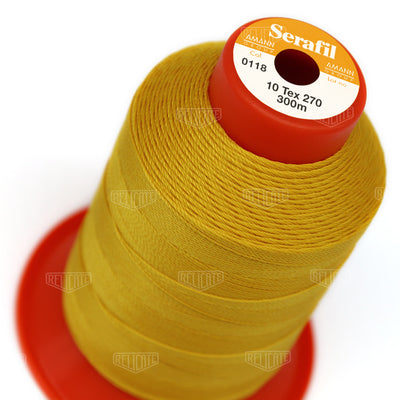 Yellows/Greens Serafil Thread 10 (TEX 270) 0118 - Relicate Leather Automotive Interior Upholstery