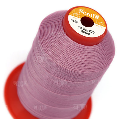 Pinks/Reds/Oranges Serafil Thread 10 (TEX 270) 0156 - Relicate Leather Automotive Interior Upholstery