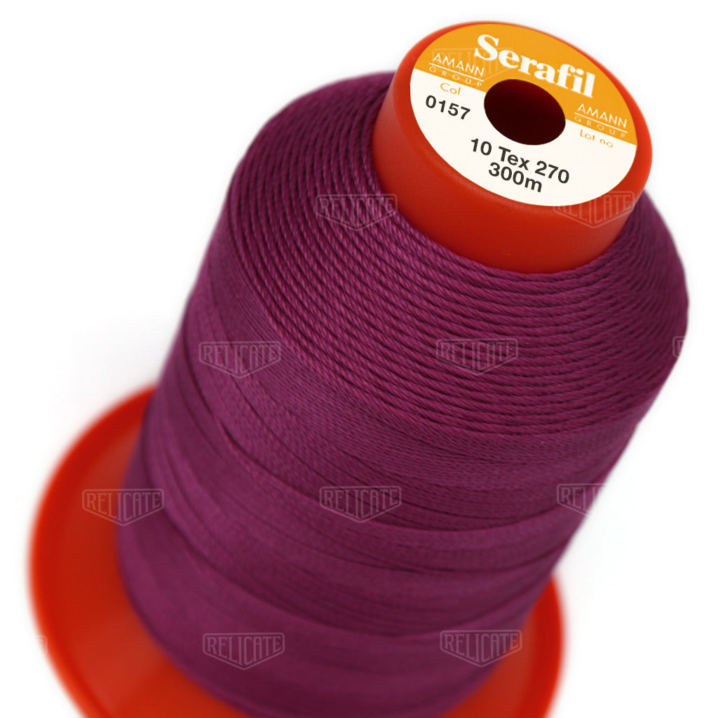 Blues/Purples Serafil Thread 10 (TEX 270) 0157 - Relicate Leather Automotive Interior Upholstery