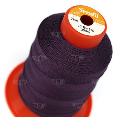 Blues/Purples Serafil Thread 10 (TEX 270) 0160 - Relicate Leather Automotive Interior Upholstery