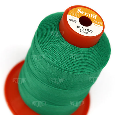 Yellows/Greens Serafil Thread 10 (TEX 270) 0239 - Relicate Leather Automotive Interior Upholstery