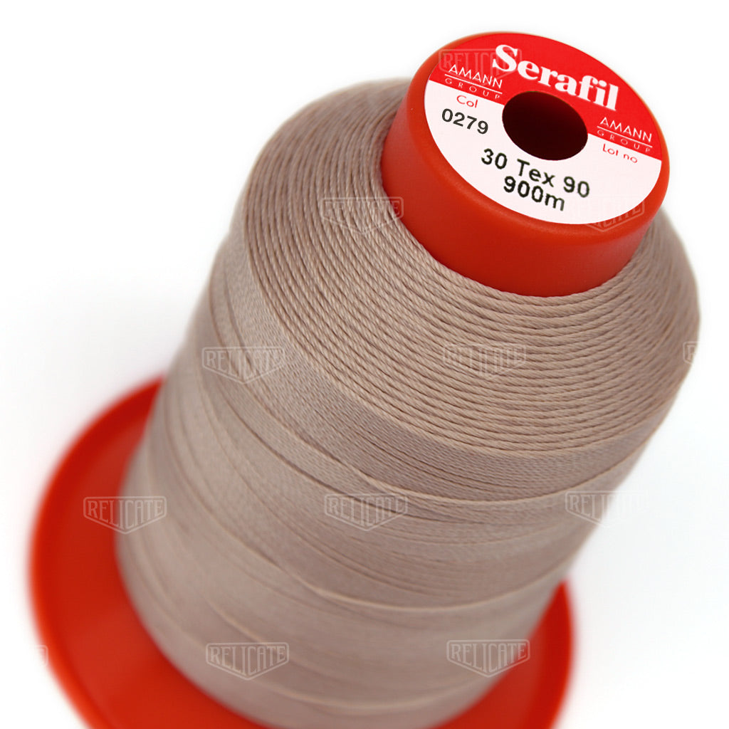 Pinks/Reds/Oranges Serafil Thread 30 (TEX 90) 0279 - Relicate Leather Automotive Interior Upholstery