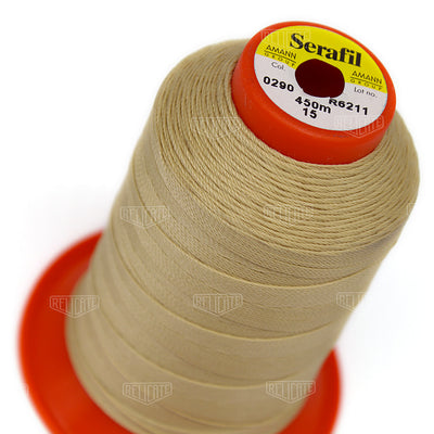 Yellows/Greens Serafil Thread 15 (TEX 210) 0290 - Relicate Leather Automotive Interior Upholstery