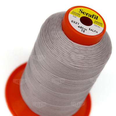 Greys/Blacks Serafil Thread 15 (TEX 210) 0321 - Relicate Leather Automotive Interior Upholstery