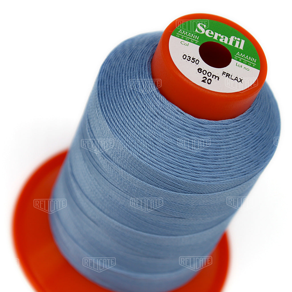 Blues/Purples Serafil Thread 20 (TEX 135) 0350 - Relicate Leather Automotive Interior Upholstery