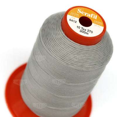 Greys/Blacks Serafil Thread 10 (TEX 270) 0412 - Relicate Leather Automotive Interior Upholstery