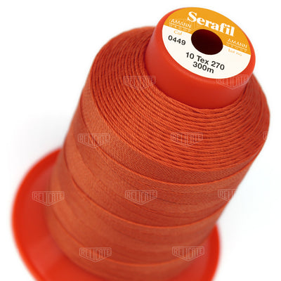 Pinks/Reds/Oranges Serafil Thread 10 (TEX 270) 0449 - Relicate Leather Automotive Interior Upholstery