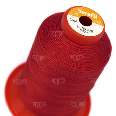 Pinks/Reds/Oranges Serafil Thread 10 (TEX 270) 0504 - Relicate Leather Automotive Interior Upholstery