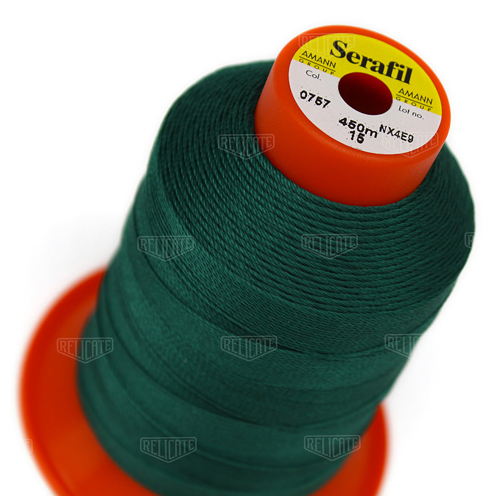 Yellows/Greens Serafil Thread 15 (TEX 210) 0757 - Relicate Leather Automotive Interior Upholstery