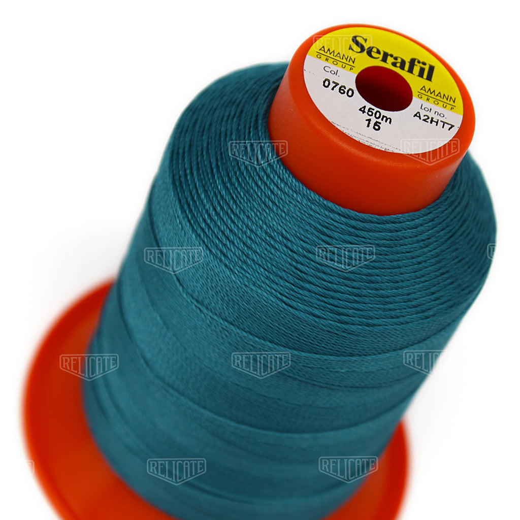 Blues/Purples Serafil Thread 15 (TEX 210) 0760 - Relicate Leather Automotive Interior Upholstery