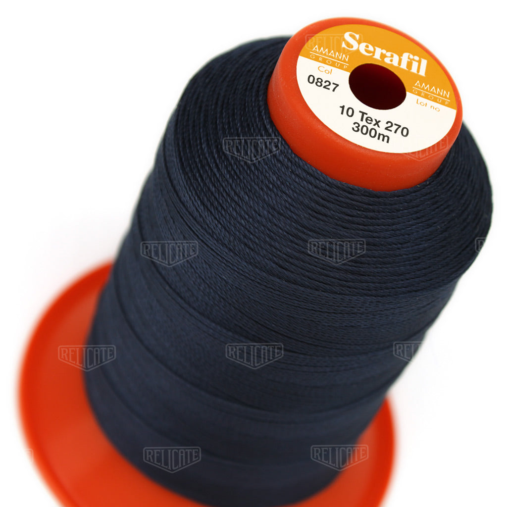 Blues/Purples Serafil Thread 10 (TEX 270) 0827 - Relicate Leather Automotive Interior Upholstery