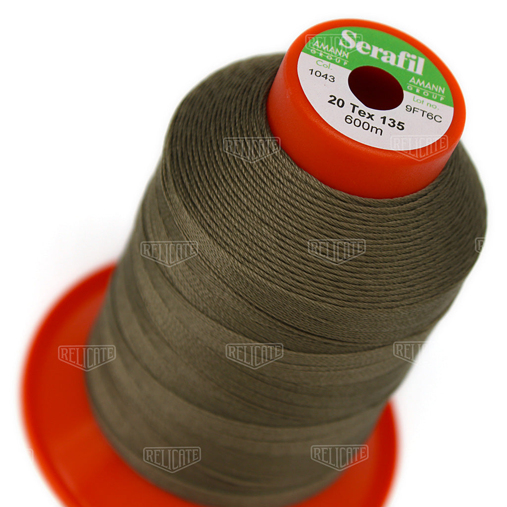 Yellows/Greens Serafil Thread 20 (TEX 135) 1043 - Relicate Leather Automotive Interior Upholstery