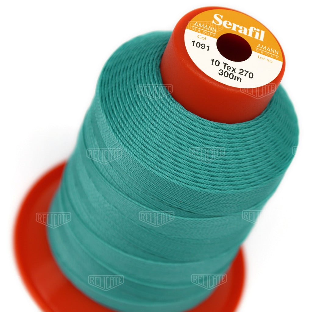 Blues/Purples Serafil Thread 10 (TEX 270) 1091 - Relicate Leather Automotive Interior Upholstery