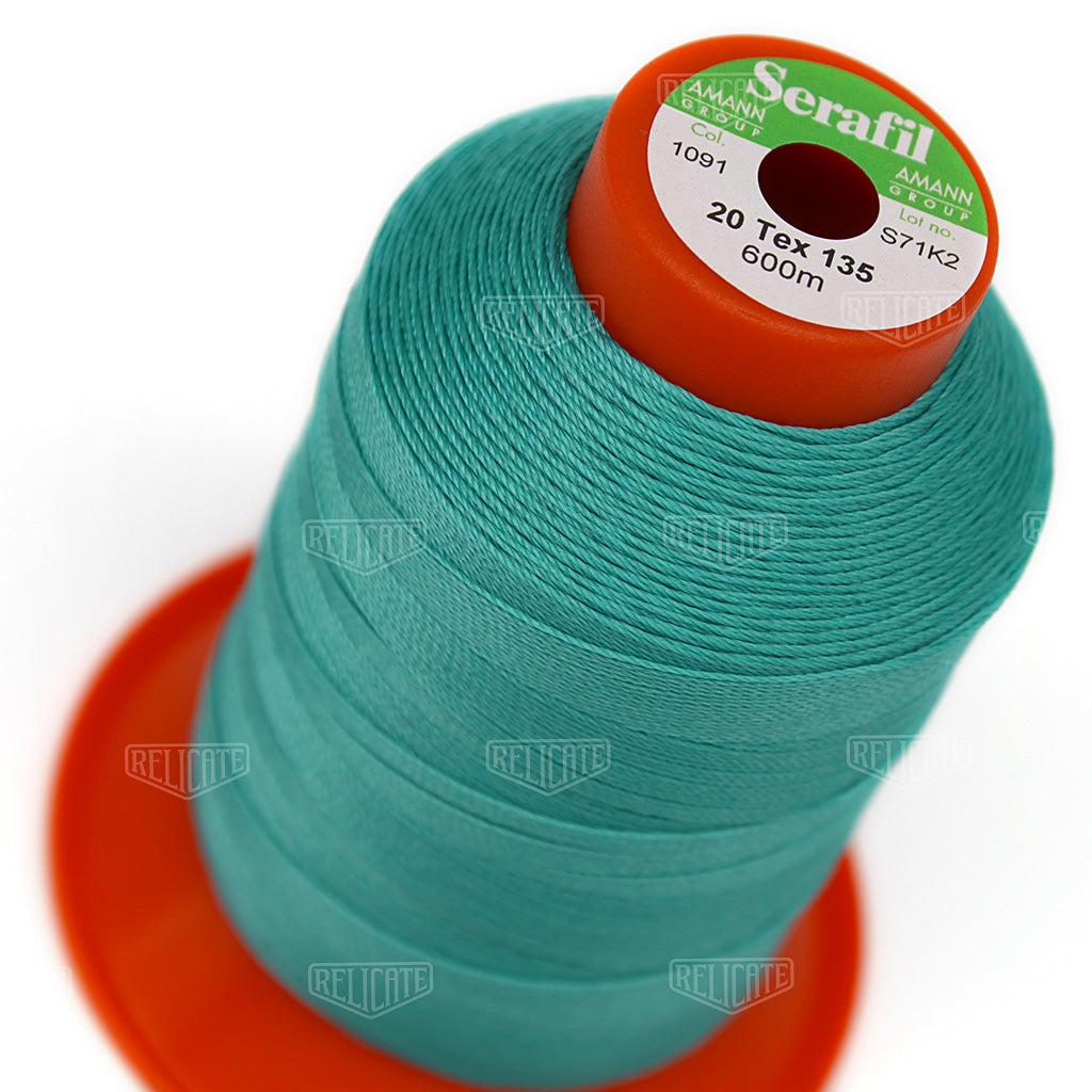Blues/Purples Serafil Thread 20 (TEX 135) 1091 - Relicate Leather Automotive Interior Upholstery