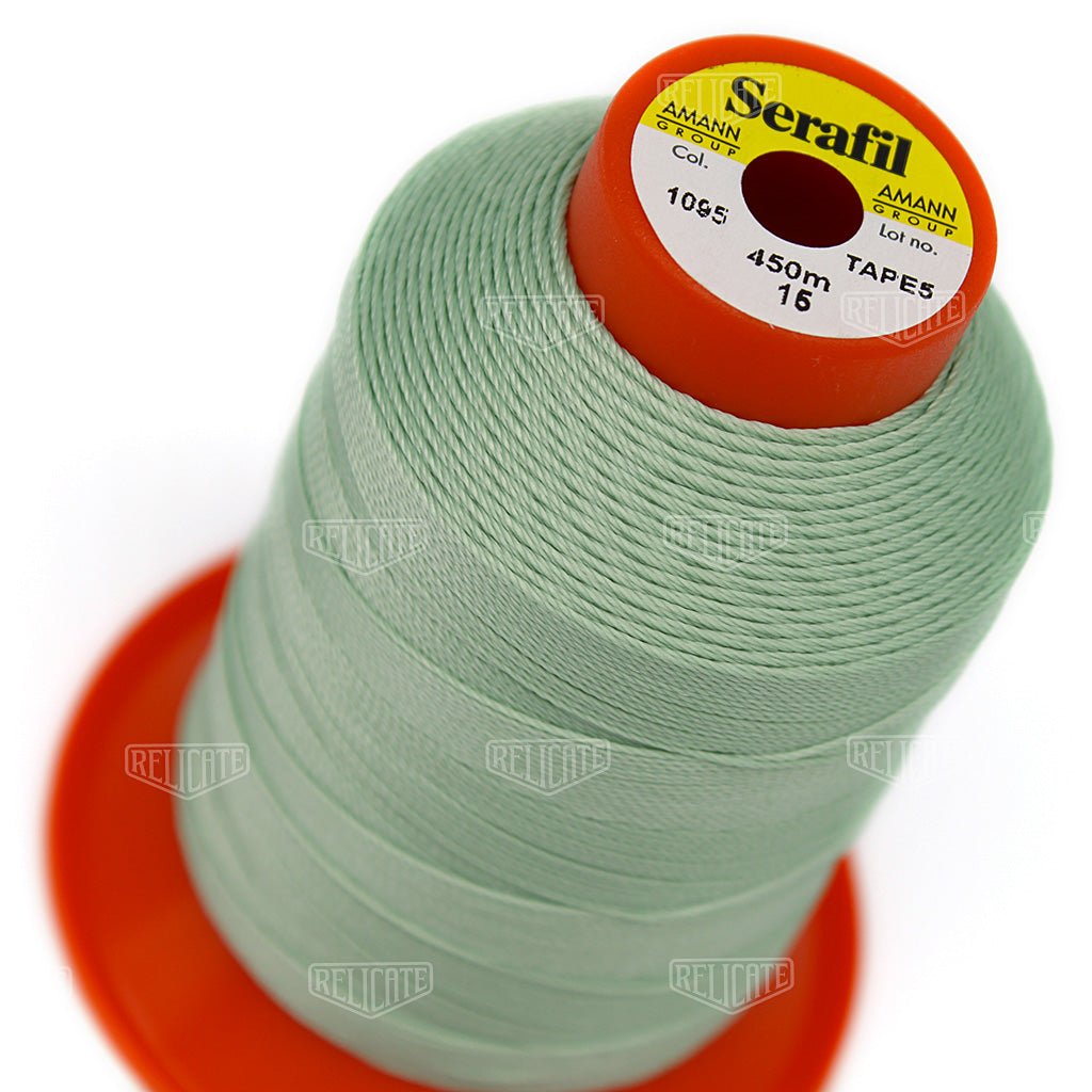 Yellows/Greens Serafil Thread 15 (TEX 210) 1095 - Relicate Leather Automotive Interior Upholstery