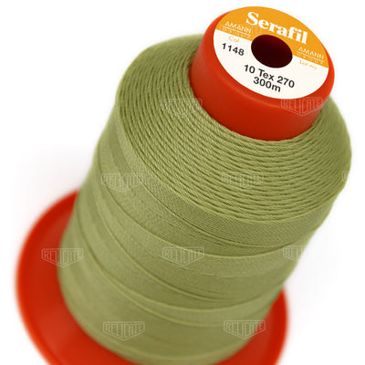 Yellows/Greens Serafil Thread 10 (TEX 270) 1148 - Relicate Leather Automotive Interior Upholstery