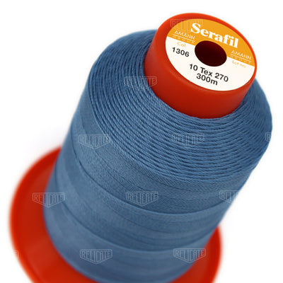 Blues/Purples Serafil Thread 10 (TEX 270) 1306 - Relicate Leather Automotive Interior Upholstery