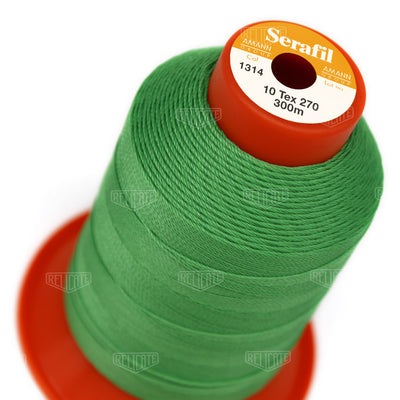 Yellows/Greens Serafil Thread 10 (TEX 270) 1314 - Relicate Leather Automotive Interior Upholstery