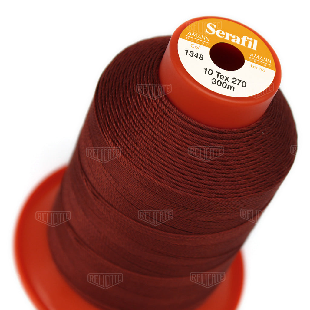 Pinks/Reds/Oranges Serafil Thread 10 (TEX 270) 1348 - Relicate Leather Automotive Interior Upholstery