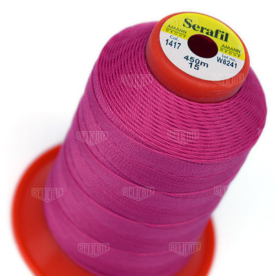 Pinks/Reds/Oranges Serafil Thread 15 (TEX 210) 1417 - Relicate Leather Automotive Interior Upholstery