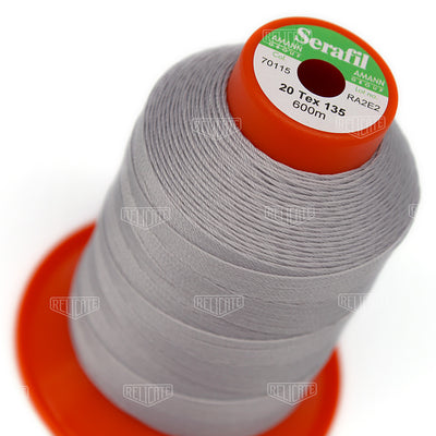 Greys/Blacks Serafil Thread 20 (TEX 135) 70115 - Relicate Leather Automotive Interior Upholstery