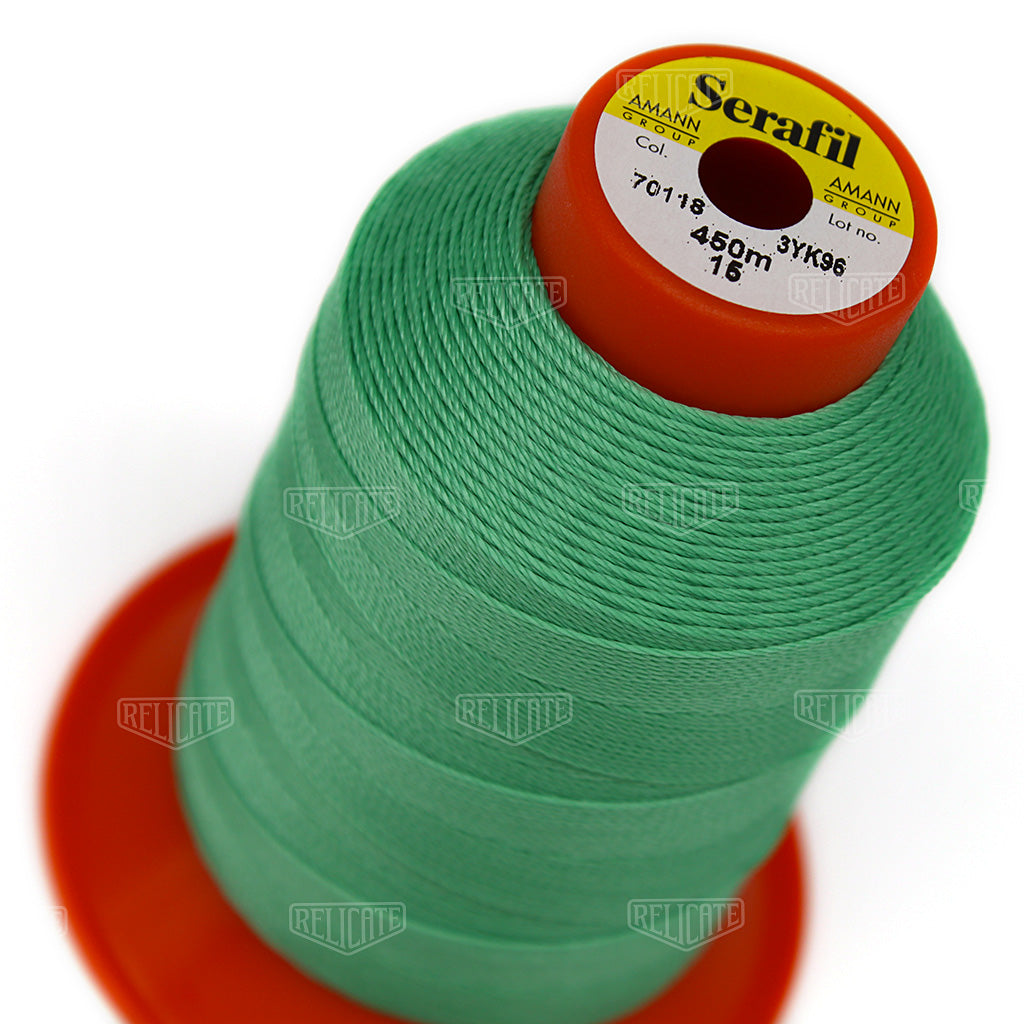 Yellows/Greens Serafil Thread 15 (TEX 210) 70118 - Relicate Leather Automotive Interior Upholstery