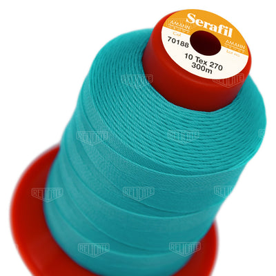 Blues/Purples Serafil Thread 10 (TEX 270) 70188 - Relicate Leather Automotive Interior Upholstery