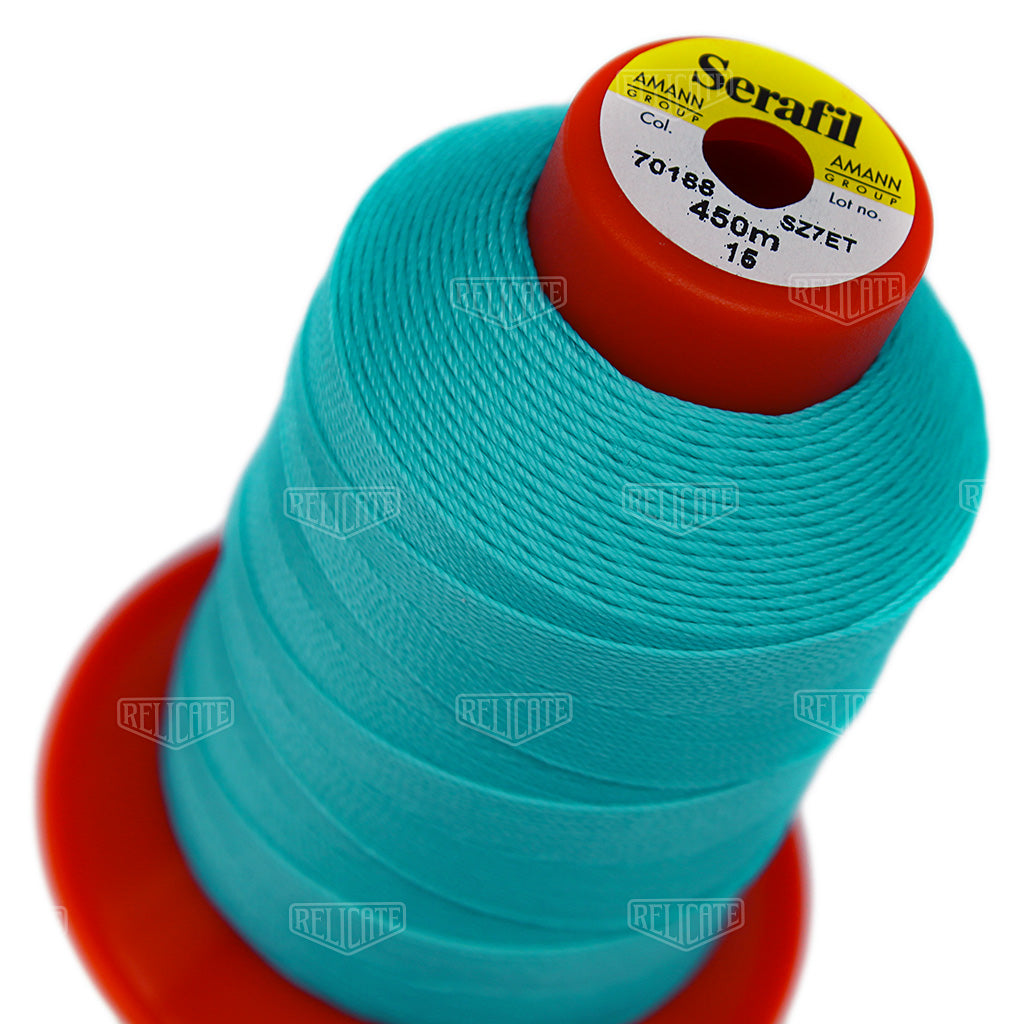 Blues/Purples Serafil Thread 15 (TEX 210) 70188 - Relicate Leather Automotive Interior Upholstery
