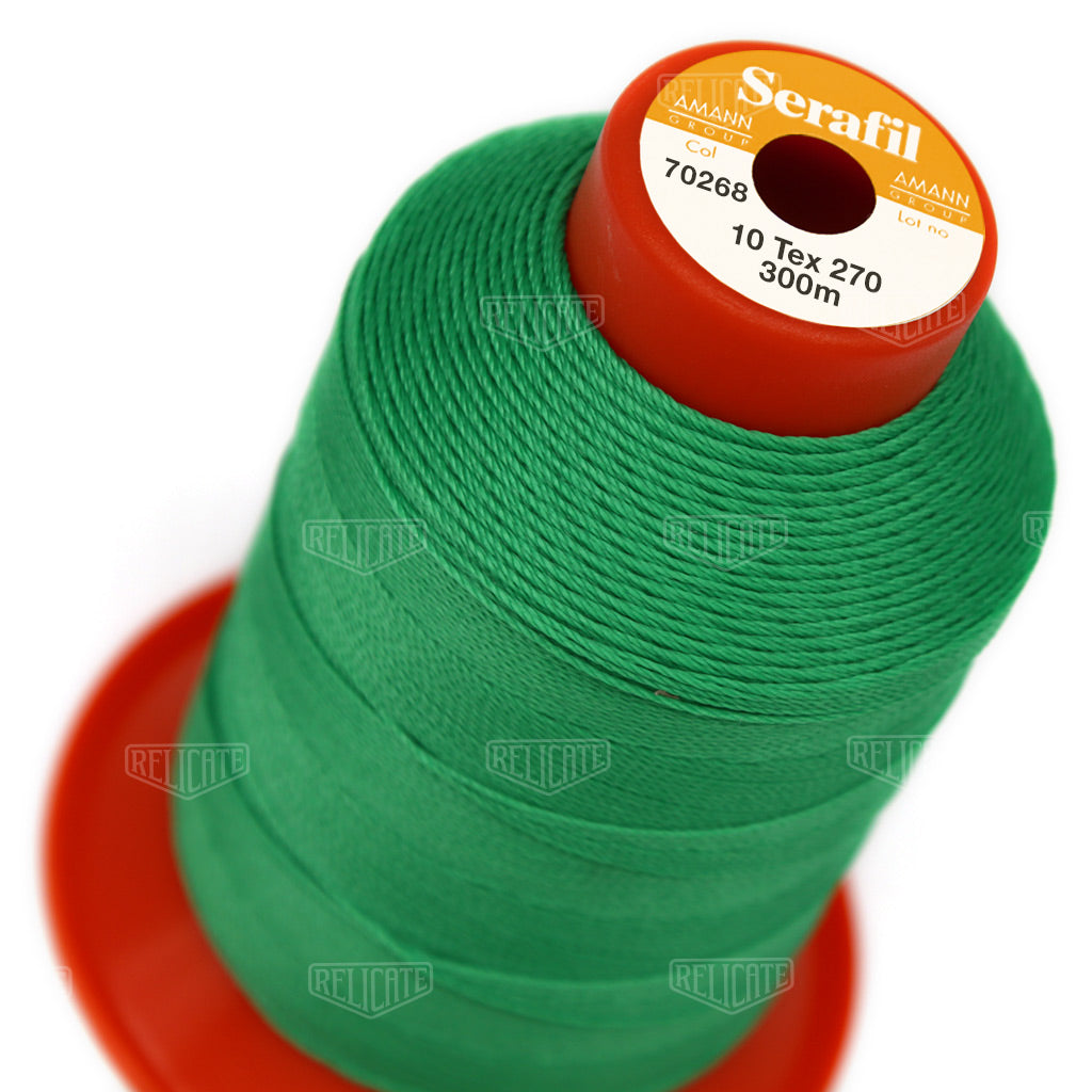 Yellows/Greens Serafil Thread 10 (TEX 270) 70268 - Relicate Leather Automotive Interior Upholstery