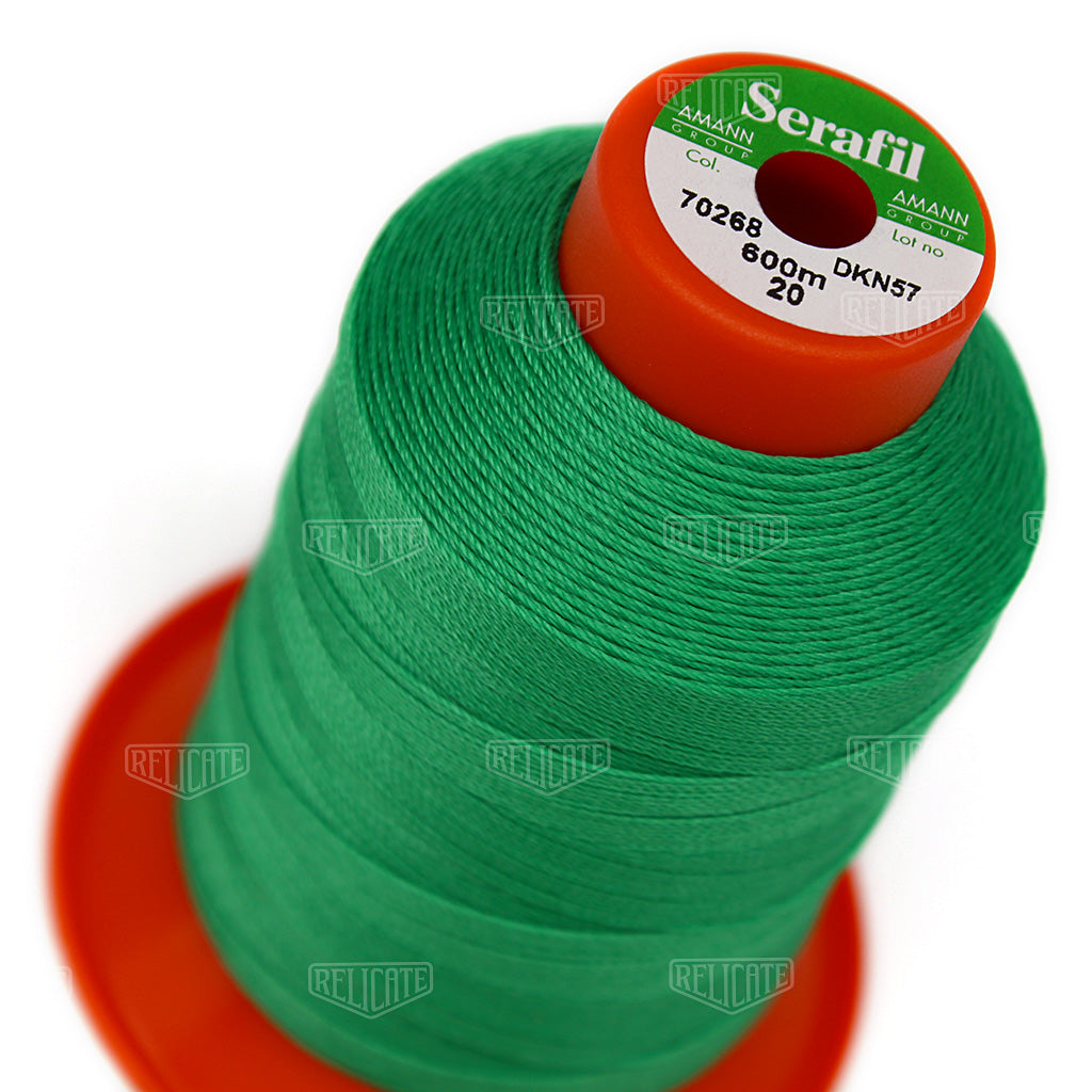 Yellows/Greens Serafil Thread 20 (TEX 135) 70268 - Relicate Leather Automotive Interior Upholstery